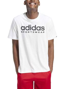 Camiseta Adidas SPW Blanco/Negro Hombre