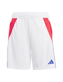 Pantalón Corto Adidas TIRO24 TRSHOY Bco/Rojo Niño