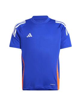 Camiseta Adidas TIRO24 Azul/Bco/Rojo Niño