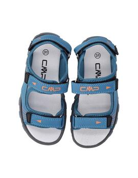 Sandalias CMP Mawi Kids Azul/Naranja