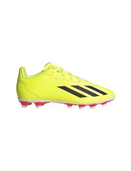 Botas Adidas X Crazyfast Club FxG J Amarillo Fluo