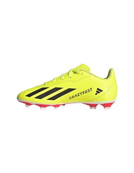 Botas Adidas X Crazyfast Club FxG J Amarillo Fluo