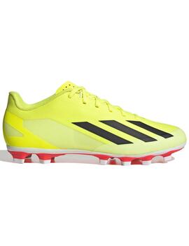 Botas Adidas XCrazyfast Club FxG Amarillo Fluo