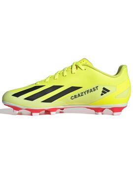 Botas Adidas XCrazyfast Club FxG Amarillo Fluo