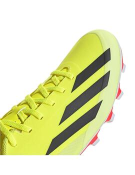 Botas Adidas XCrazyfast Club FxG Amarillo Fluo