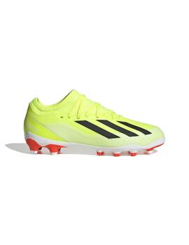 Botas Adidas X Crazyfast League MG J Amarillo Fluo