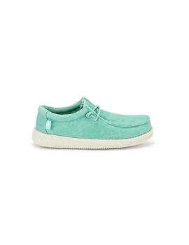 Zapatillas Walk In Pitas Wallabi Canvas Verde JR