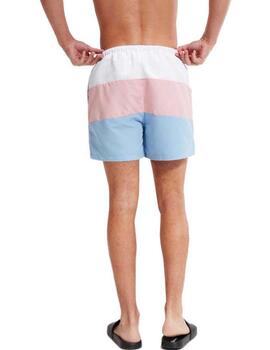 Bañador Ellesse Cielo Blanco/Rosa/Azul Hombre