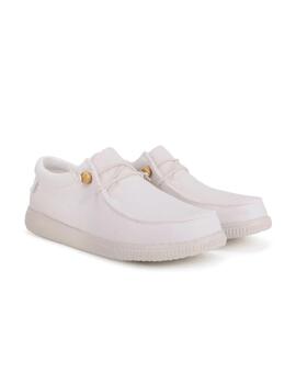 Zapatillas Walk in Pitas Wallabi Wash Blanco