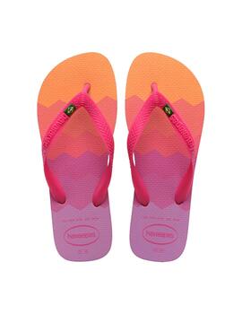 Chanclas Havaianas Brasil Fresh Peach Multic Mujer