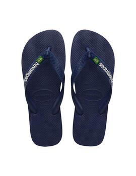 Chanclas Havaianas Brasil Marino Hombre