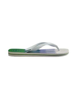 Chanclas Havaianas Brasil Fresh Blanco/Mtc Hombre