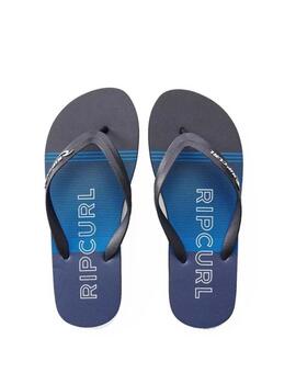 Chanclas Rip Curl Breakers Bloom Negro/Azul Hombre