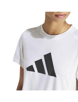 Camiseta Adidas TR-ES Logo T Blanco/Negro Mujer