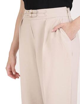 Pantalon Naf Naf Elina Beige Mujer