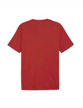 Camiseta Puma Graphics Summer S II Rojo Hombre