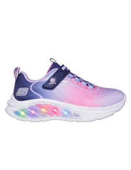 Zapatillas Skechers Rainbow Cruisers Mor/Ros Niña