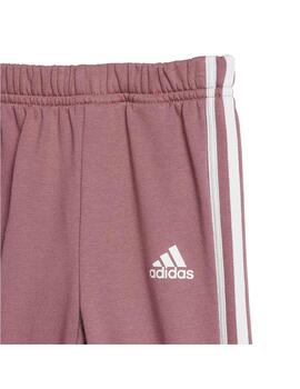 Chandal Adidas I 3S Jog Rosa/Blanco Niña