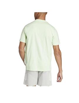 Camiseta Adidas M FI 3S Verde/Bco Hombre