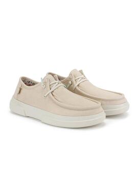 Zapatillas Walk in Pitas Dafne Beige Mujer