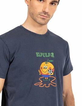 Camiseta elPulpo Est.Trip.Emb.Naranjito Mno Hombre