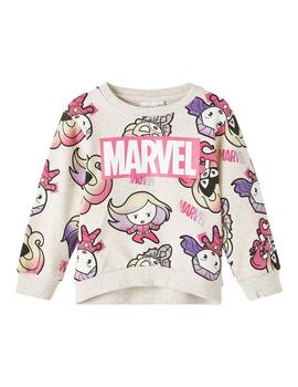 Sudadera NameIt Rosa Marvel