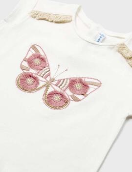 Camiseta Mayoral Mariposa Para Bebé