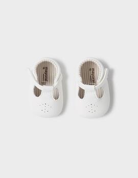 Zapato Mayoral Pepito Blanco Para Bebe