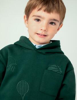 Sudadera Mayoral Deporte Verde para Niño