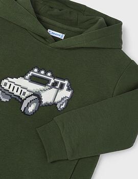 Sudadera Mayoral  Coche Verde Para Niño