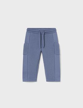 Pantalón Mayoral Acolchado Azul Para Bebe