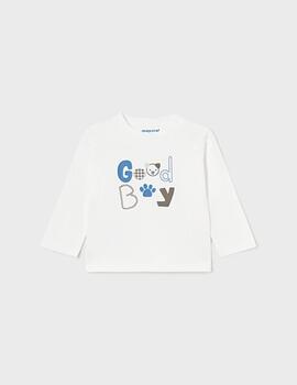 Camiseta Mayoral Oso Crudo Para Bebé