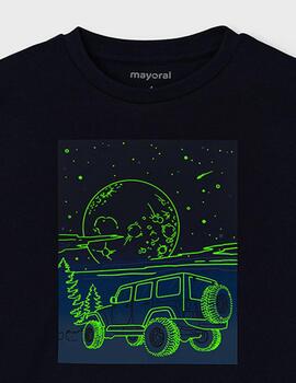 Camiseta Mayoral Espacio Marino Para Niño