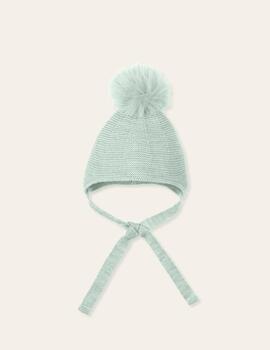 Gorro Mac-Ilusión Pompon Verde Para Bebé