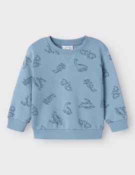 Sudadera Name it Dino Celeste Para Niño