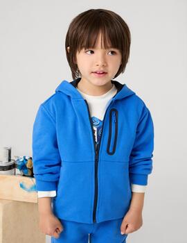 Sudadera Mayoral Cremallera Azulón Para Niño