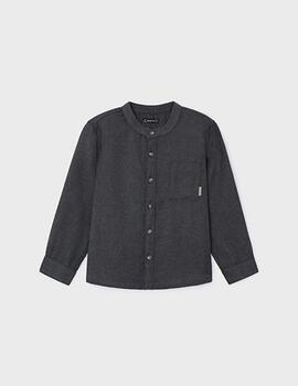 Camisa Mayoral M/L Gris Para Niño