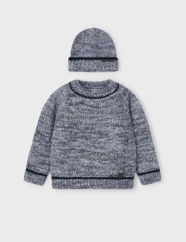 Jersey Mayoral  Gorro Gris Para Niño