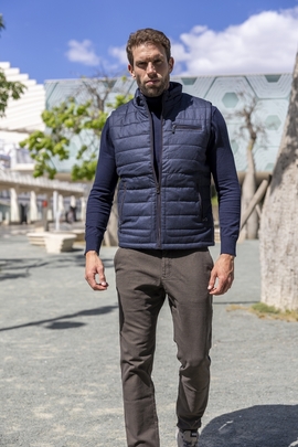 Thumb urban button moda priego de cordoba chaleco de hombre de vestir acolchado marino talla smlxlxxlxxxl 2