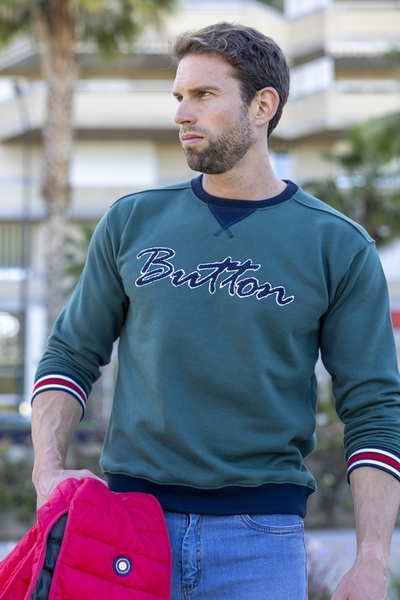 Gallery urban button moda priego de cordoba sudadera hombre tricolor talla smlxlxxlxxxl