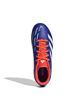 Botas Fútbol Adidas Predator League MG J Azul/Rojo