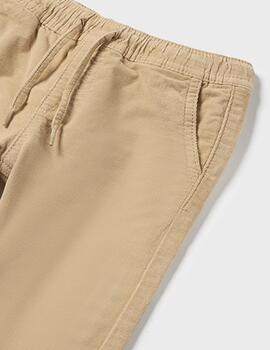 Pantalón Mayoral Jogger Pana Beige Para Bebé