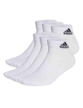 Calcetines Adidas C SPW 6P Blanco/Negro