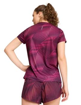 Camiseta Puma RUN FAVORITE AOP Morado Mujer