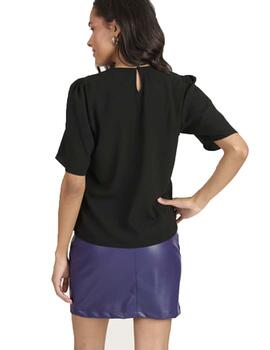 Blusa Naf Naf H-Camille MC Negro Mujer