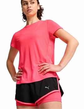 Camiseta Puma Run Favorites Velocity Rosa Mujer