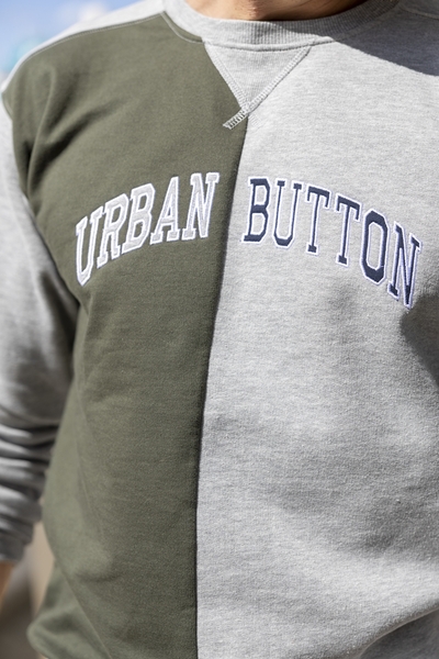 Gallery urban button moda priego de cordoba sudadera hombre partida vertical talla smlxlxxlxxxl 2