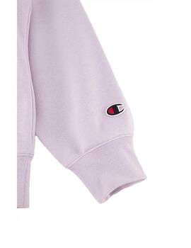 Chándal Champion Sweatsuit Violeta/Negro Niña