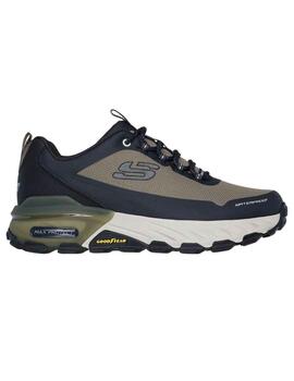 Zapatillas Skechers Max Protect Verde/Negro Hombre