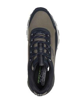 Zapatillas Skechers Max Protect Verde/Negro Hombre